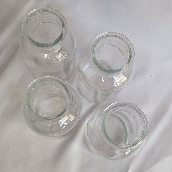 Set of 4 Bud Vases 6.5" Tall - Picture 3 of 4